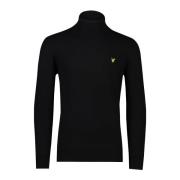 Zwarte coltrui Lyle & Scott , Black , Heren