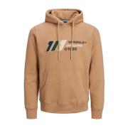 Hooded sweatshirt Jack Jones Slope Jack & Jones , Brown , Heren