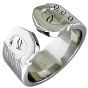 Pre-owned Silver rings Cartier Vintage , White , Dames