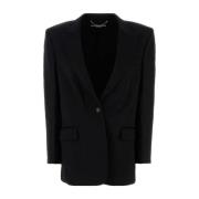 Klassieke Zwarte Wollen Blazer Stella McCartney , Black , Dames