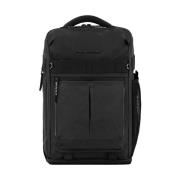 Stoffen Laptoptas Piquadro , Black , Unisex