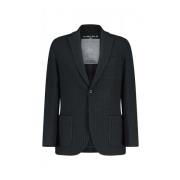 Elegante Wollen Blazer Klassieke Stijl Circolo 1901 , Black , Heren