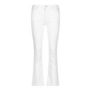 Stijlvolle Flared Jeans voor Vrouwen True Religion , White , Dames