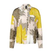 Bloemen zijden blouse wijde silhouet Marc Cain , Multicolor , Dames