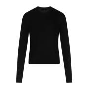 Kasjmiermix Longsleeve Shirt Anine Bing , Black , Dames