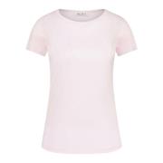 Katoenen T-shirt met ronde hals Stefan Brandt , Pink , Dames