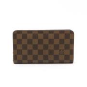 Pre-owned Canvas wallets Louis Vuitton Vintage , Brown , Dames