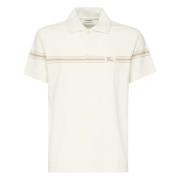 Witte Polo Shirt met Ruiterontwerp Burberry , White , Heren