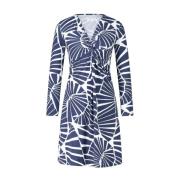 Jersey Minijurk met Print Caliban , Blue , Dames