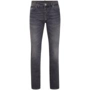 Grijze Casual Broek voor Mannen Philipp Plein , Gray , Heren