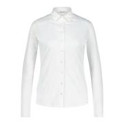 Katoenen Jersey Blouse Alma Stefan Brandt , White , Dames