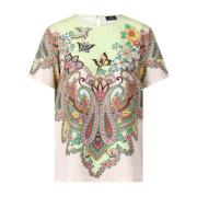 Oversized Bloes met Bloemen Paisley Patroon Etro , Multicolor , Dames