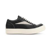 Zwarte Leren Sneakers voor Vrouwen Rick Owens , Black , Dames