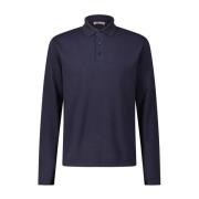 Casual Polo Shirt Herno , Blue , Heren