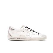 Witte Sneakers met Metalen Details Golden Goose , White , Dames