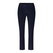 Slim-Fit Corduroy Broek Dondup , Blue , Dames