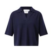 Kasjmier Polo Trui Neela Lisa Yang , Blue , Dames