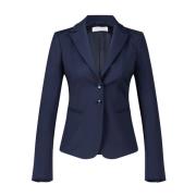 Getailleerde Blazer voor tijdloze stijl Patrizia Pepe , Blue , Dames