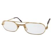 Pre-owned Glass sunglasses Cartier Vintage , Yellow , Heren