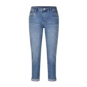 Casual Boyfriend Jeans met Used-Look Details True Religion , Blue , Da...