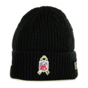 NFL Salute To Service Gebreide Muts New Era , Black , Heren