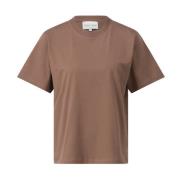 Zacht Pima Katoen T-shirt Loulou Studio , Brown , Dames