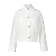 Klassiek Overshirt voor elke gelegenheid Vince , White , Dames