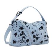 Lente/Zomer Dames Katoenen Middelgrote Tas Desigual , Blue , Dames