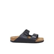 Zwarte Arizona Sandalen Birkenstock , Black , Heren