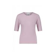 Korte mouw trui van kasjmierwolmix Allude , Pink , Dames