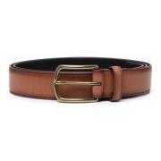 Leren riem met OC Strip 04 Officine Creative , Brown , Heren