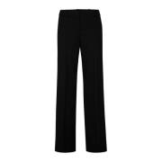 Wollen Businessbroek Windsor , Black , Dames