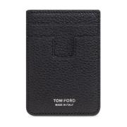 Magnetische kaarthouder Tom Ford , Black , Heren