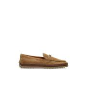 Suède schoenen type loafers Tod's , Beige , Dames