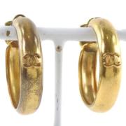 Pre-owned Metal chanel-jewelry Chanel Vintage , Yellow , Dames