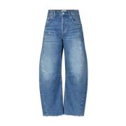 Hoge Taille Wijde Pijp Jeans Citizens of Humanity , Blue , Dames