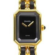 Pre-owned Metal watches Chanel Vintage , Black , Dames