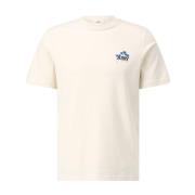 Logo Print T-Shirt Autry , Beige , Heren