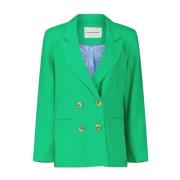 Elegante Linnen Blazer Fabienne Chapot , Green , Dames