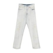 Blue Denim Jeans MM6 Maison Margiela , Blue , Heren