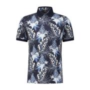 Polo Shirt met Bloemenprint Etro , Blue , Heren