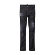 Cool Guy Straight Jeans Dsquared2 , Black , Heren