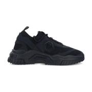 Zwarte Runner Schoenen voor Mannen Philipp Plein , Black , Heren