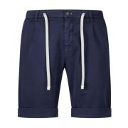 Katoenen New York Shorts Mason's , Blue , Heren