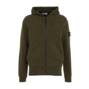 Stijlvolle Rits Hoodie Stone Island , Green , Heren