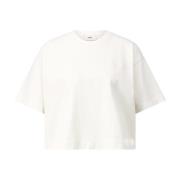 Logo Crop Top T-Shirt Autry , White , Dames