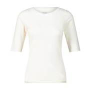 Klassiek T-shirt met 3/4 mouw Marc Cain , White , Dames