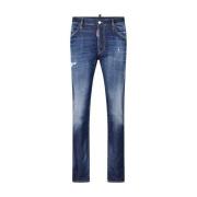 Ripped Skater Jeans Dsquared2 , Blue , Heren