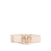 Beige Love Birds Riem Pinko , Beige , Dames