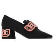 Pre-owned Suede heels Hermès Vintage , Black , Dames